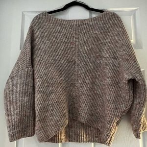 Dusty pink mid sleeves sweater